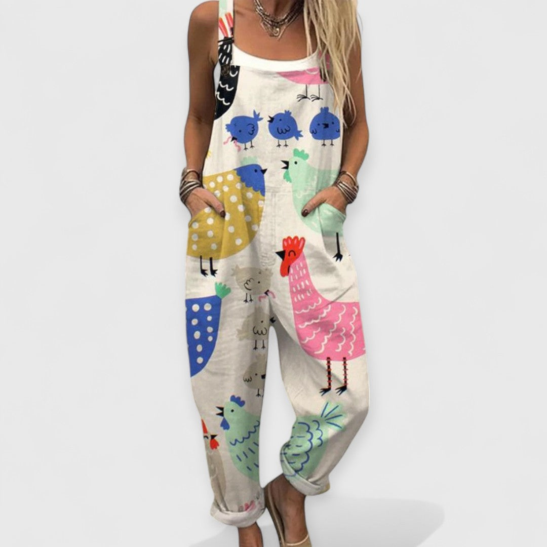 Apolonia™ | Tuta Vintage con Pantaloni Ampi