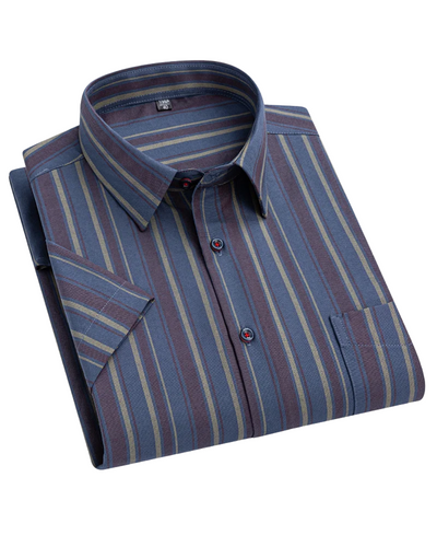 Camicia di Cotone a Maniche Corte