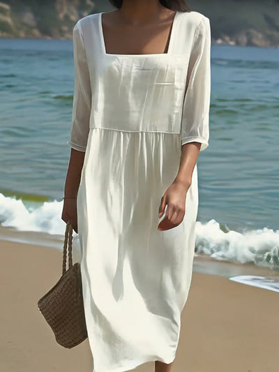 Lunelle – Abito in lino casual