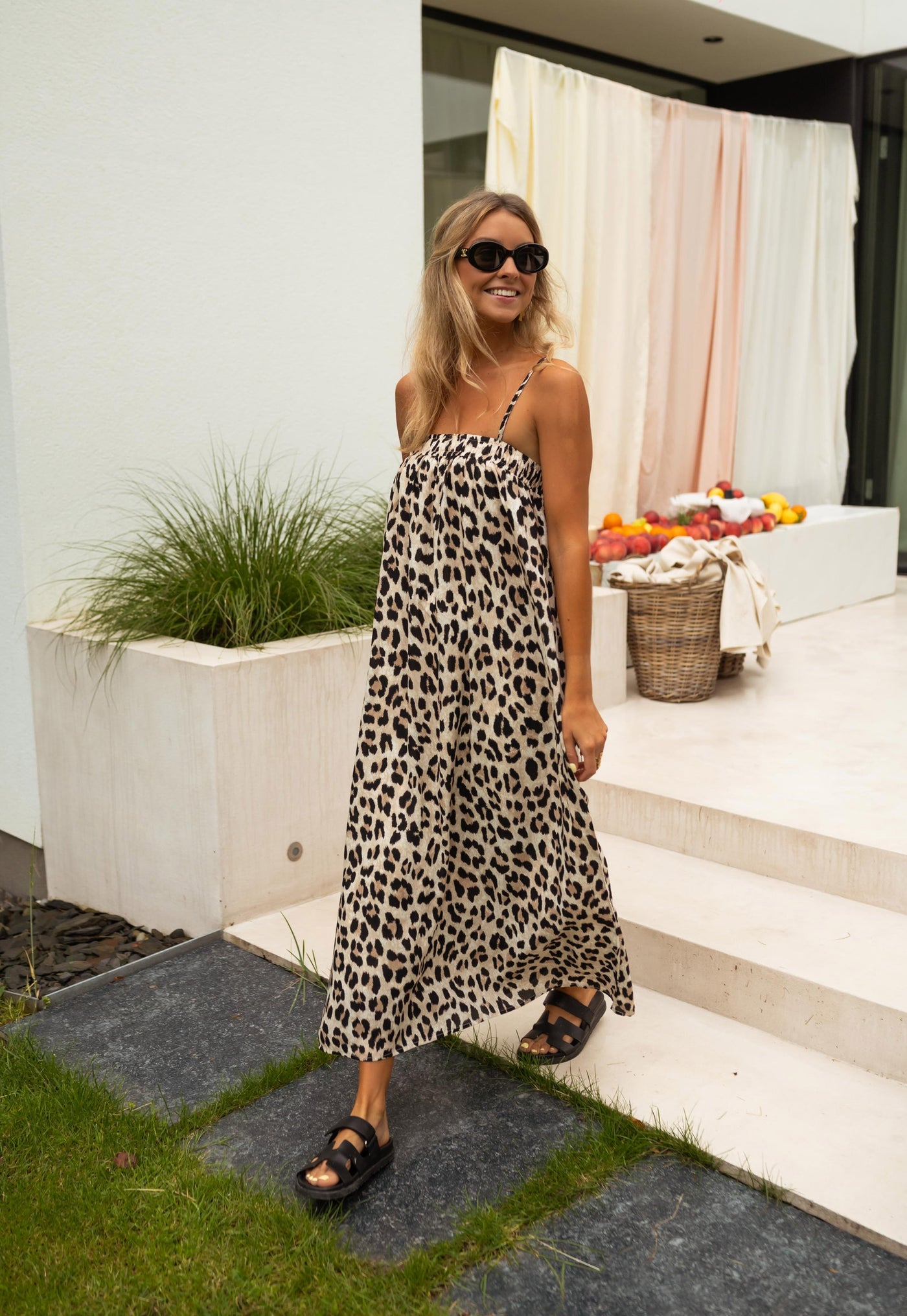 Ina™ | Abito Maxy Leopardo