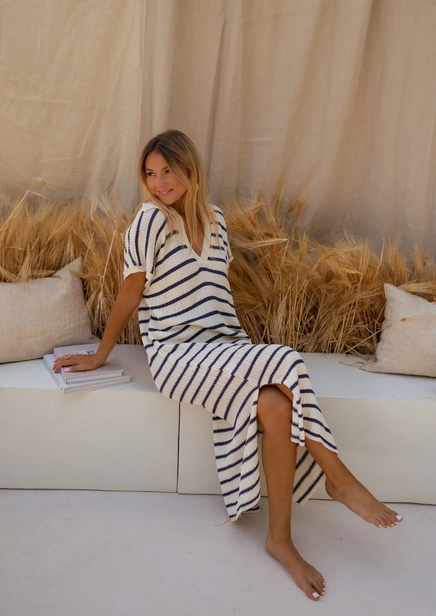 SOPHIA™ | ABITO MAGLIA A RIGHE