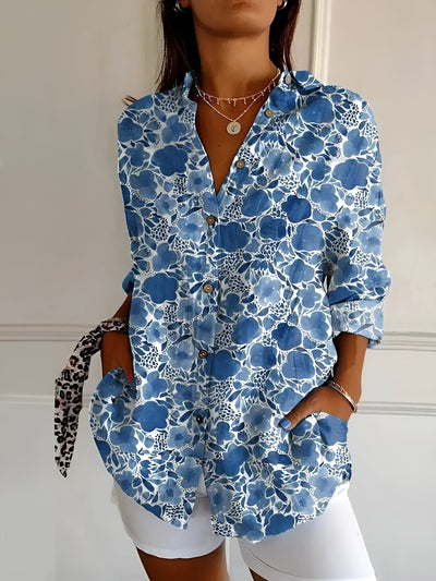 Avril | Blusa elegante con stampe giocose