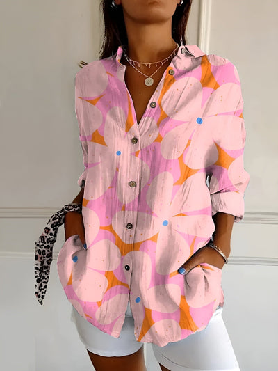 Avril | Blusa elegante con stampe giocose