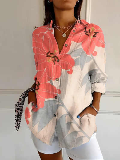 Avril | Blusa elegante con stampe giocose
