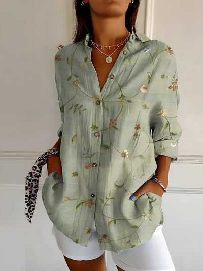 Avril | Blusa elegante con stampe giocose